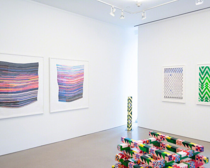 Carly Glovinski. How to Build a Fire. Courtesy of Morgan Lehman Gallery