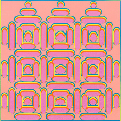 Dan Walsh, Manifold-Red, 2014. Courtesy of Pace Prints Gallery