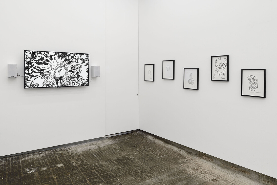 Bedwyr Williams. Huuuuuuge Thanks! Exhibition view. Courtesy of Frutta 