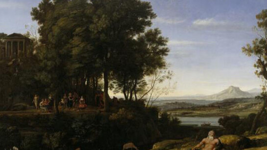 Claude Lorrain (Claude Gellée), Landscape with Apollo and the Muse