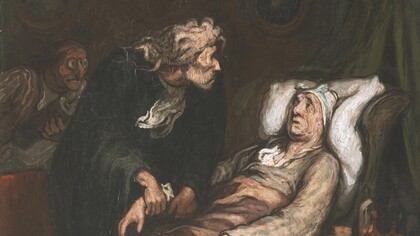 «El enfermo imaginario», H. Daumier (1808-1879)
