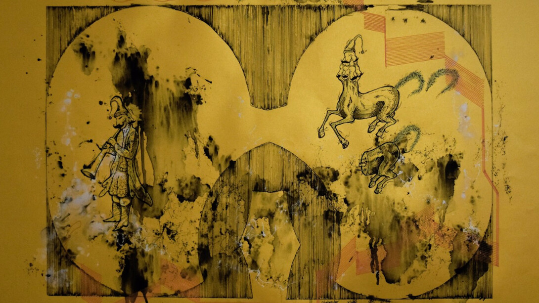 Ghalamdar, Cult of Wind #2, 2016. Courtesy of Janet Rady Fine Art