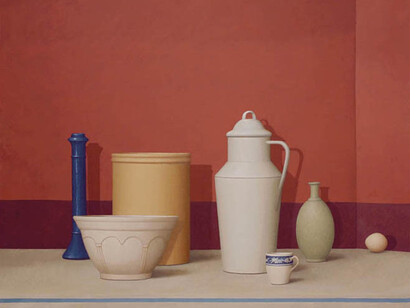 William Bailey Soldier, 2011, Oil on canvas, 40 x 48 inches