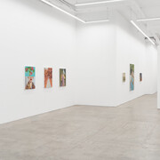 Janet Werner, Landscape with legs, exhibition view. Courtesy of Anat Ebgi 