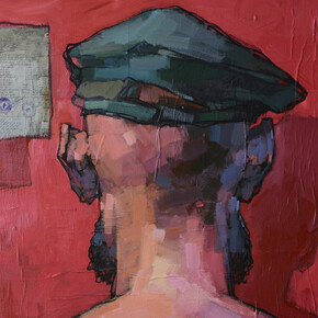 Dawit Abebe, No. 2 Background 20 (detail), 130 x 160 cm