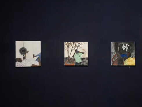 Ibrahima Kévé Mbaye, Découverte #1: at the hour of Dakar, exhibition view. Courtesy of Selebe Yoon Gallery