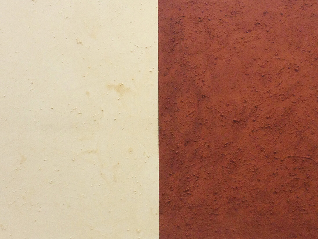 Karel Nel (born 1955), Potent Fields, red and white ochre, 2002 © the artist Photo © The Trustees of the British Museum
