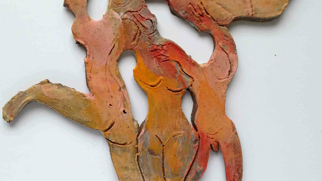 Anne Ryan, Untitled, 2019, ceramica ritagliata, 20x28cm