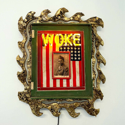 William Rhodes, Woke, 2025. Courtesy of Transmission Gallery