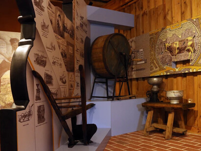 On the eay to the state of Latvia, exhibition view. Courtesy of Turaida Museum Reserve