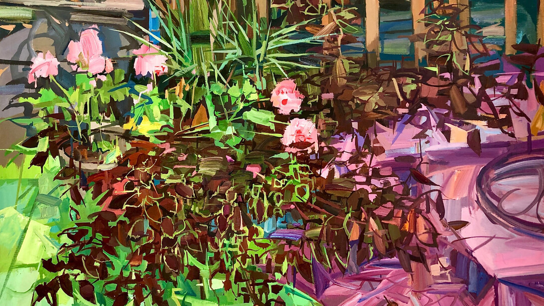 Francis Sills, Merge (detail), 2020. Courtesy of Kenise Barnes Fine Art