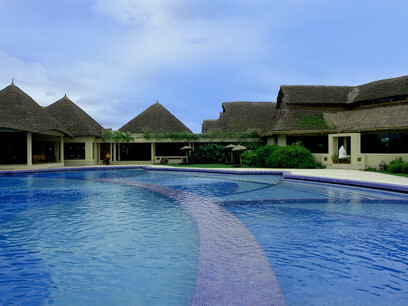 Vedic village pool side