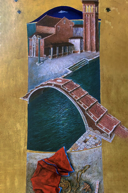 Il mare e la laguna veneziana, per Viganò rappresentano un viaggio dello spirito verso terre lontane