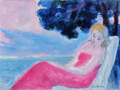 André Brasilier, Rêverie d'été, 2024. Courtesy of Opera Gallery