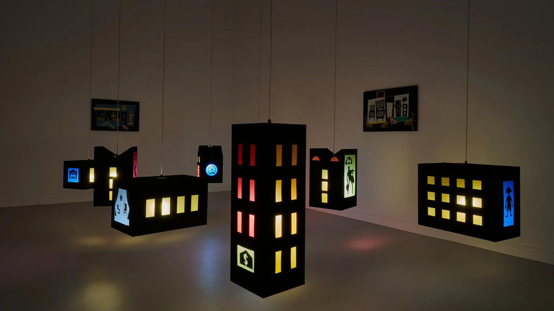 Julian Irlinger, Sleepwalkers, exhibition view. Courtesy of Galerie Thomas Schulte