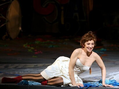 Angela Nisi nel ruolo di Nedda nei “Pagliacci” di Leoncavallo al Teatro Carlo Felice di Genova nel 2019 © Marcello Orselli