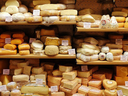Lille, France, cheese delicatessen