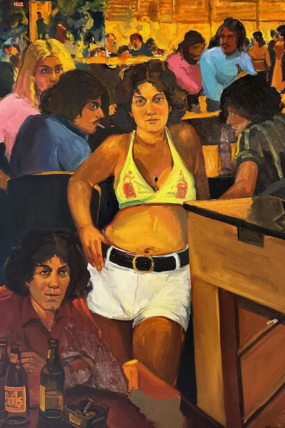 Frank Hyder, Club Lido (detail), 1974. Courtesy of Ethan Cohen Gallery