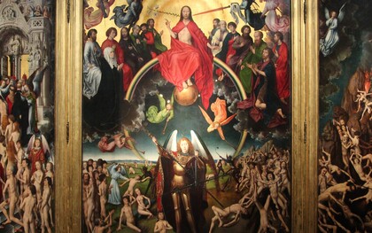 Hans Memling, Trittico dell'Apocalisse, 1467-71. Dettaglio. Muzeum Narodowe w Gdańsku, Polonia