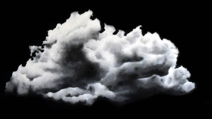 Ernesto Morales, Clouds XL, 2021, oil on canvas, 100 x 150 cm (detail). Courtesy of Punto sull'arte