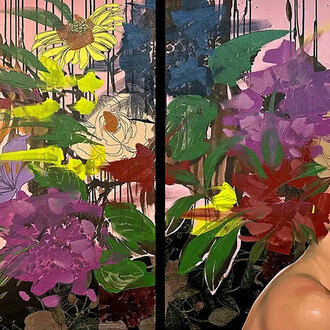 Anna Kincaide, I've made my escape (diptych). Courtesy of JoAnne Artman Gallery 