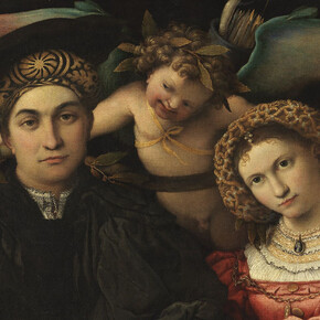 Micer Marsilio Cassotti and his wife Faustina, Lorenzo Lotto, Oil on canvas, 71 x 84 cm, 1523. Madrid, Museo Nacional del Prado