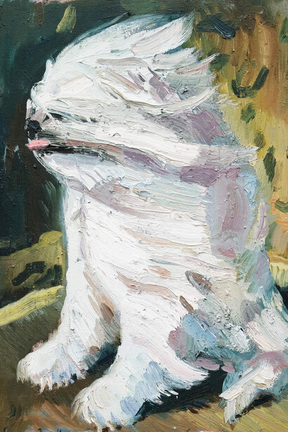 Allison Schulnik, Rickles in the wind, 2024. Courtesy of The Pit