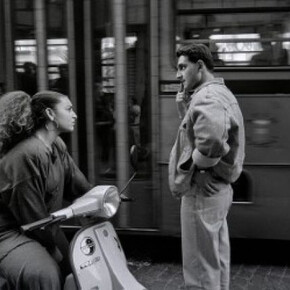 It was hard to be a saint in the city. Courtesy of Raffaella De Chirico Arte Contemporanea