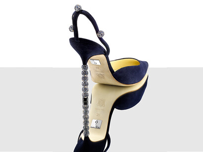 Modelo de invierno de los zapatos joya de Pandora by Eduardo Ruiz