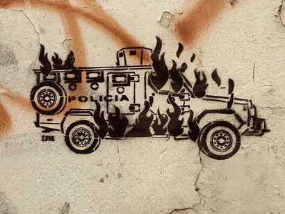 Arte urbano por Erre. La foto es de la propia Erre