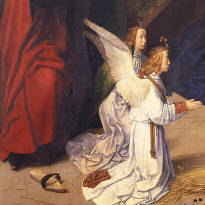 Il Trittico Portinari di Hugo van der Goes, particolare
