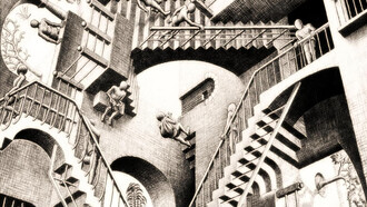 M.C. Escher, Relavitidad (1953)