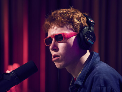 King Krule during a concert