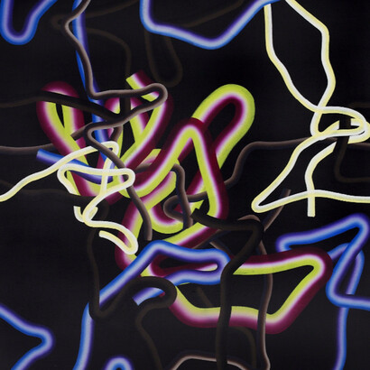 Jeff Perrott, RW204 (Protectors) , 2016-2017. Courtesy of Morgan Lehman Gallery