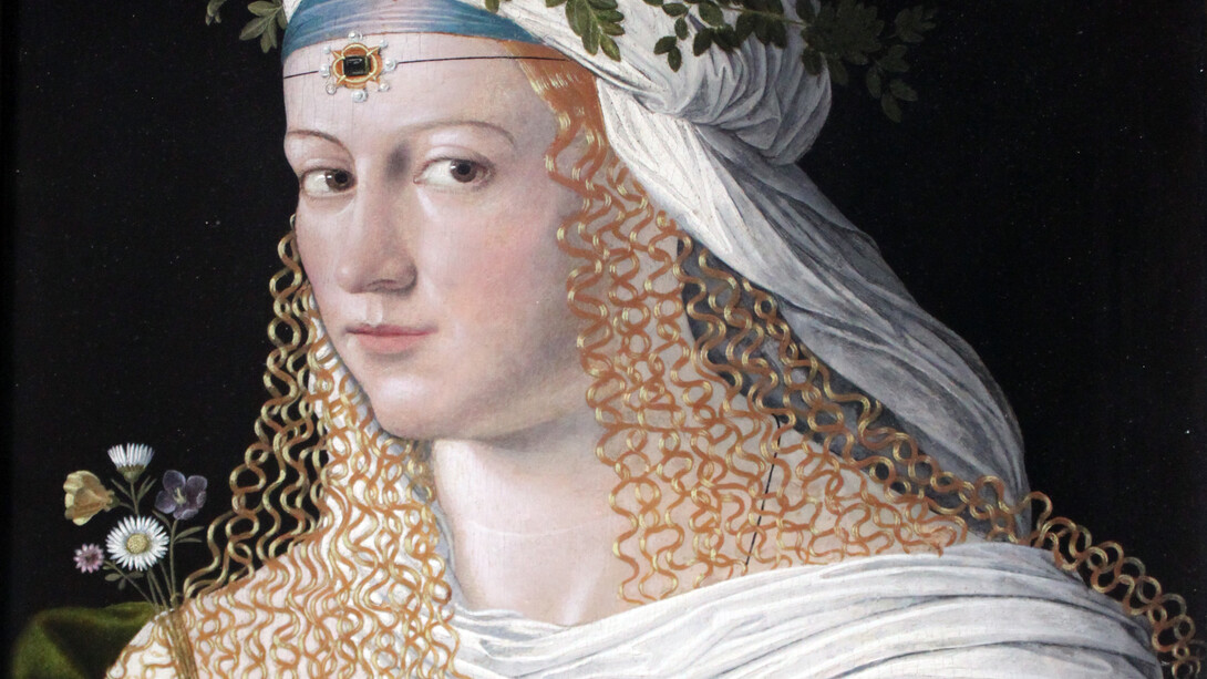 Bartolomeo Veneto  - Ritratto di Lucrezia Borgia
