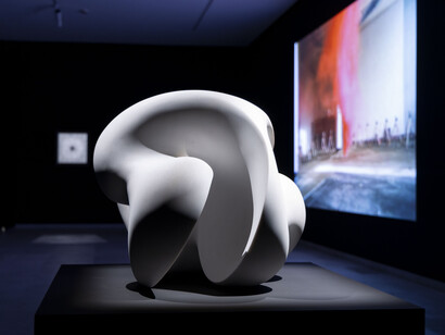 Varios artistas, Es solo una sensación, vista de exhibición. Cortesía del Museo Patio Herreriano