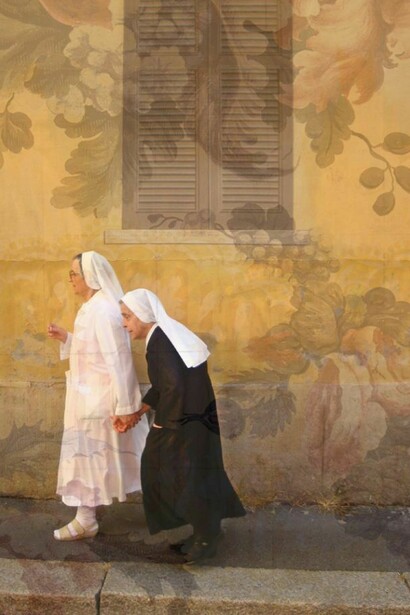 Street Scene: Nuns  