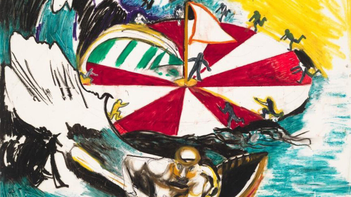 Ericka Beckman, Power of the spin (you the better), 1982. Courtesy of The Drawing Center