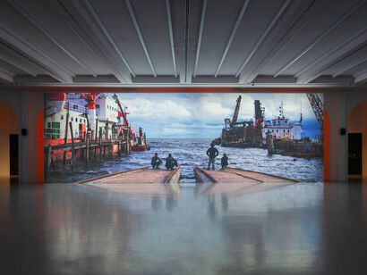 Som Supaparinya, The rivers they don’t see (extended), exhibition view. Courtesy of Kestner Gesellschaft