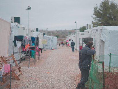 Campo de refugiados ubicado en Turquía