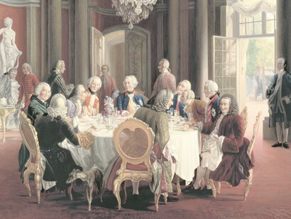 Adolph von Menzel, Die Tafelrunde