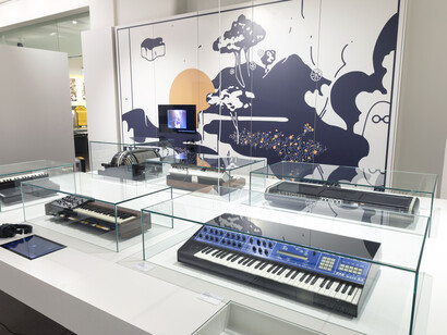Music lounge, exhibition view. Courtesy of Technisches Museum Wien
