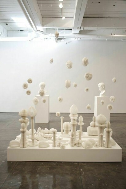Li Hongbo, Skeleton paper, 2012, installation. Courtesy Klein Sun Gallery, New York. © Li Hongbo