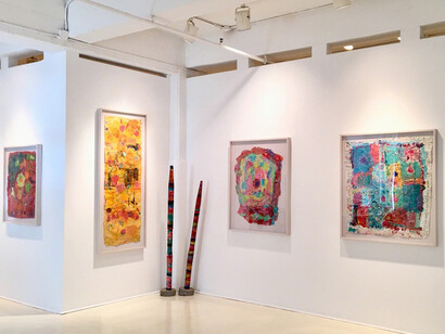 Magical Colors Emerging from the Show, Exhibition view. Courtesy of Walter Wickiser Gallery