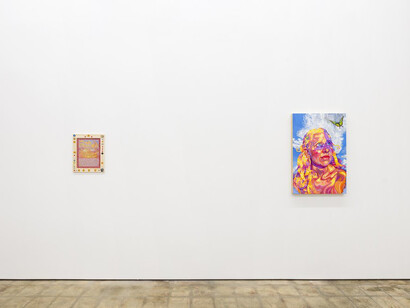 Hannah Lupton Reinhard, Are we here yet? Exhibition view. Courtesy of Rusha & Co. 