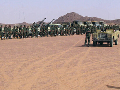 Polisario troops
