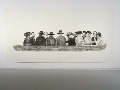 Netta Lieber Sheffer, Shattered hopes and roads not taken, exhibition view. Courtesy of Tel Aviv Museum of Art