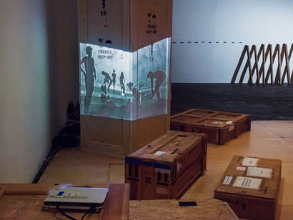 Janine Antoni & Anna Halprin. Courtesy of The Contemporary Austin