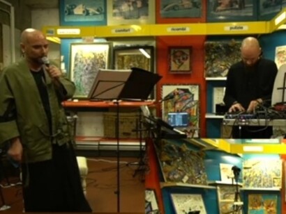 Claudio Milano con Teo Ravelli aka “borda”, basso – la drammaturgia