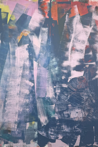 Scott Reeder, Untitled (detail), 2016. Courtesy of David Klein Gallery